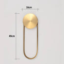 GobekUsa LED Acrylic Metal Wall Lamp: Minimalist Nordic Sconce Light for Bedroom, Living Room