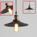 Vintage Black Iron Umbrella Pendant Light