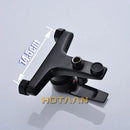GobekUsa Black Finish Wall Mounted Bathroom Shower Faucet with Handheld Mixer