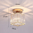 GobekUsa Crystal Aisle Corridor Ceiling Light - Modern Luxury Indoor Hang Lamp