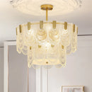 GobekUsa Art Glass Chandelier: Elegant Luxury Lighting for Living, Dining & Bedroom Rooms