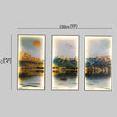 GobekUsa Landscape Painting LED Wall Sconces Suite