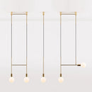 GobekUsa Black Rose Gold Long Tube Chandelier | Nordic Design for Cafe, Bar & Restaurant
