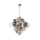 GobekUsa Glass Globe LED Chandelier Pendant Light for Nordic Luxury Living Room