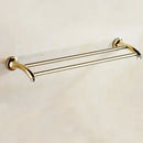 GobekUsa Gold Bathroom Hardware Set: Towel Rack, Toilet Paper Holder, Towel Bar, Hook