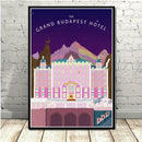 GobekUsa Grand Budapest Hotel Minimalist Wall Poster for Stylish Home Decor