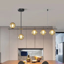GobekUsa Glass Ball Chandelier Ceiling Lights for Home Decor - Modern LED Pendant Lamp