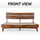 Acacia Aurora Deluxe Wood Platform Bed Frame for Ultimate Comfort and Style