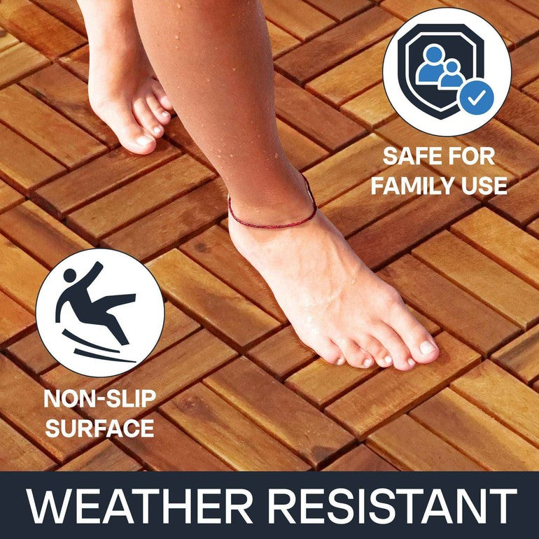 Solid Wood Deck Tiles Set 10, photo 2 of 18