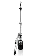 2 Leg Hi-Hat Stand by GRIFFIN - Premium Heavy Duty Hihat Cymbal Foot Pedal with Drum Key - Folding Two Leg Style Converts to a No Leg High Hat Mount