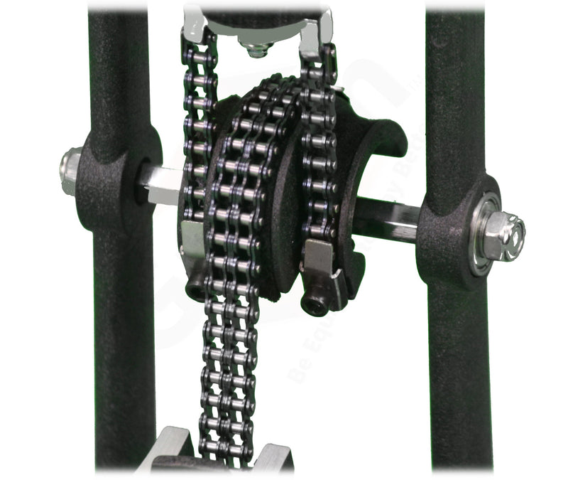 2 Leg Hi-Hat Stand by GRIFFIN - Premium Heavy Duty Hihat Cymbal Foot Pedal with Drum Key - Folding Two Leg Style Converts to a No Leg High Hat Mount