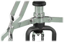 Premium 2 Leg Hi-Hat Stand by GRIFFIN | Heavy Duty Hihat Cymbal Foot Pedal with Drum Key | Folding Two Leg Style Converts to a No Leg High Hat Mount | Double Braced Chrome Percussion Hardware Mount