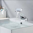 GobekUsa Basin Faucet - Modern Black Brushed Gold Bathroom Mixer Tap Hot Cold Sink