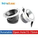 GobekUsa Adjustable Anti-Glare Ceiling Downlight with GU10/MR16 Lamp Base for Indoor Spot Lighting