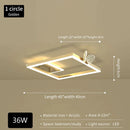 GobekUsa Butterfly Ceiling Lamp: Modern Rectangular Living Room Light for Master Bedroom