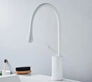 GobekUsa Gold & Marble Basin Faucet: Single Handle Swivel Sink Water Crane