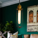 GobekUsa Industrial Pendant Light for Bar Hallway Living Room Restaurant