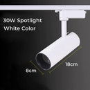 GobekUsa LED Track Lamps: Modern 20/30W Ceiling Rail Floodlight for Living Room, Store Lighting