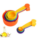 GobekUsa Kitchen Measuring Cups & Spoons Set for Baking & Cooking