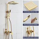 GobekUsa Black Gold Bidet Shower Faucet Set with Hand Shower Mixer Tap