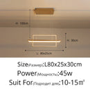 GobekUsa Geometric Aluminum Pendant Light for Living Bedroom Restaurant Kitchen - Modern Art Luminaire