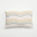 GobekUsa Embroidered Daisy Dandelion Cushion Cover 45x45cm for Sofa Bed Chair Living Room