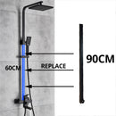 GobekUsa 90CM Tube-Bar Extend Pipe for Shower Faucet Extension