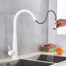 GobekUsa Gold Swivel Kitchen Faucet with Pull Down Sprayer