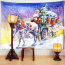 GobekUsa Christmas Santa Claus Tapestry: Holiday Decor Big Blanket Wall Hanging & Gift