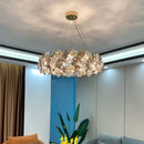 GobekUsa Crystal Chandelier: High-End LED Pendant Light for Living Room, Dining Room & Kitchen