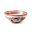 GobekUsa Japanese Style Handmade Fortune Cat Ceramic Bowl - Eco-Friendly Porcelain Bowl