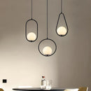 GobekUsa Glass Ball Pendant Lights for Kitchen Dining Bedroom Decor