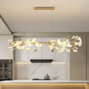 GobekUsa Ginkgo Ceramic Chandelier: Luxury Pendant Lights for Dining & Living Room