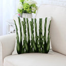 GobekUsa Cactus Hand Painting Decorative Pillowcase for Sofa, Chair Cushion Home Decor