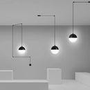 GobekUsa Glass Ball Pendant Lamp LED Chandelier for Kitchen Island Decor