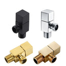GobekUsa Brass Black Angle Valve for Bathroom Water Control