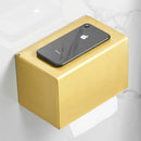 GobekUsa Brushed Gold Aluminum Toilet Paper Holder