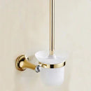 GobekUsa Gold Bathroom Hardware Set: Towel Rack, Toilet Paper Holder, Towel Bar, Hook