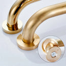 GobekUsa Gold Brass Bathroom Safety Bar Handrail for Tub and Shower