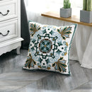 GobekUsa Ethnic Style Canvas Embroidery Pillow Cover 45x45cm