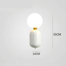 GobekUsa Gold Mirror Ball Wall Lamp - Modern Minimalist LED Sconce