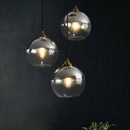 GobekUsa Glass Ball Pendant Light - Modern Nordic LED Hanging Fixture for Dining and Kitchen