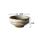GobekUsa Japanese Style Handmade Stoneware Dinnerware Set - Round Plates and Bowls
