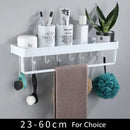 GobekUsa Black Corner Shelf with Towel Bar, Wall Mounted Aluminum Kitchen Storage Holder
