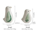 GobekUsa Chinese Bird Figurines: Modern Ceramic Sculptures for Home Decor & Wedding Gifts