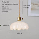 GobekUsa Green Glass Hanging Lamp - Copper Nordic Modern Pendant Lights for Bedroom, Bar, Restaurant
