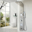 GobekUsa LED Panel Bath Faucet with Digital Display and Massage Spa Jets