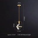 GobekUsa Gold Crystal Pendant Light Chandelier for Living Room Kitchen LED Art Deco