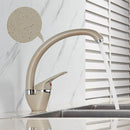 GobekUsa Brass Black Kitchen Sink Faucet Single Handle Swivel Spout Mixer Tap