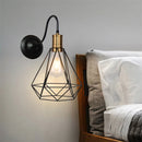 GobekUsa Iron Cage Wall Sconce for Indoor Bedroom, Bar Counter, and ReadingAreaView